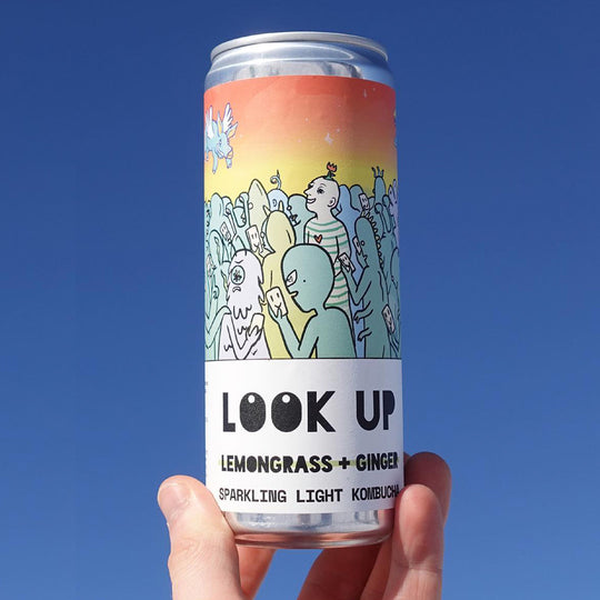 Counter Culture's Lemongrass + Ginger Organic Kombucha is a probiotic beverage that combines the fresh and zesty flavours of lemongrass with the warm, spicy kick of organic ginger. 