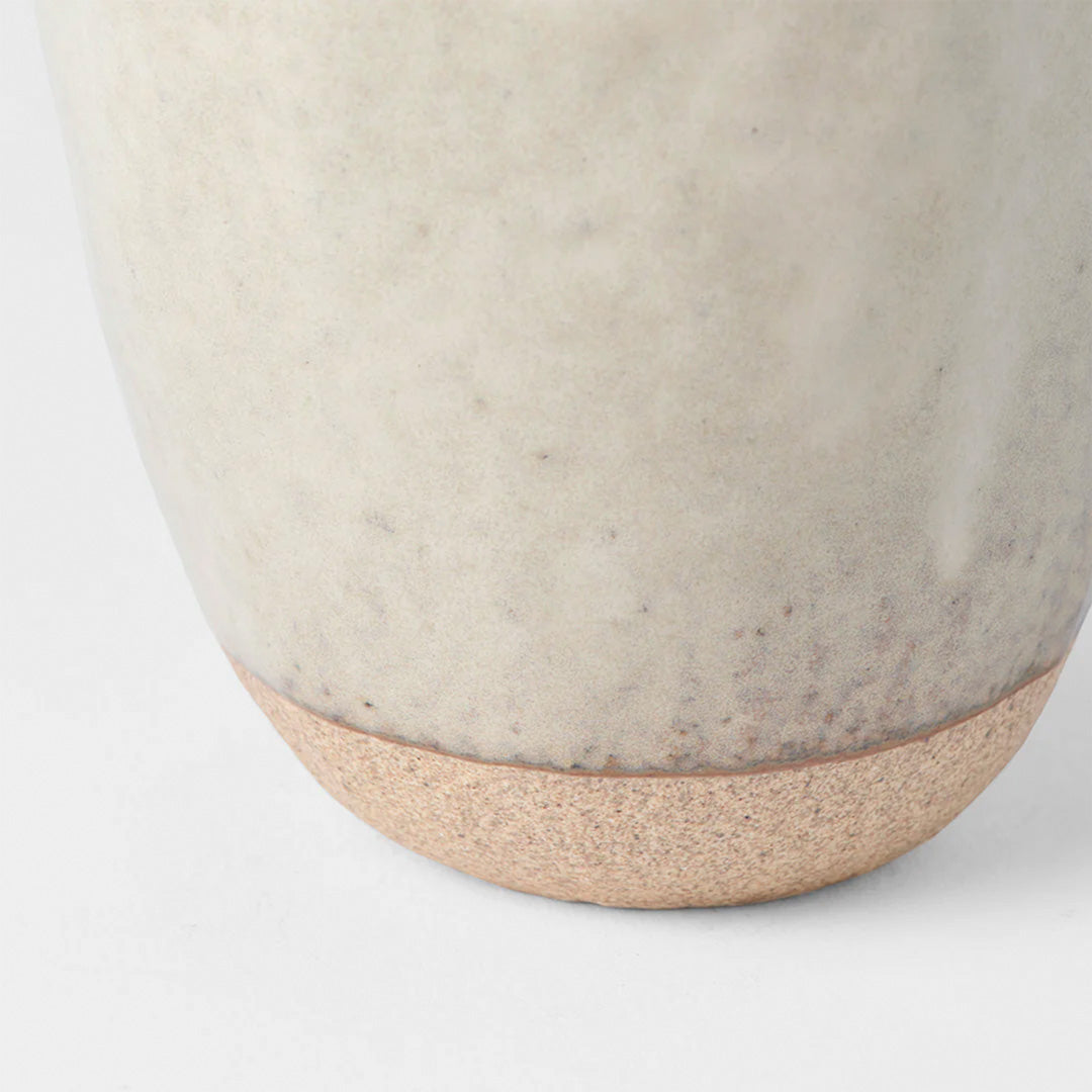 The Fawn Glazed Lopsided Tea mug on a bisque ceramic base is Made in Japan and holds approx 275ml.