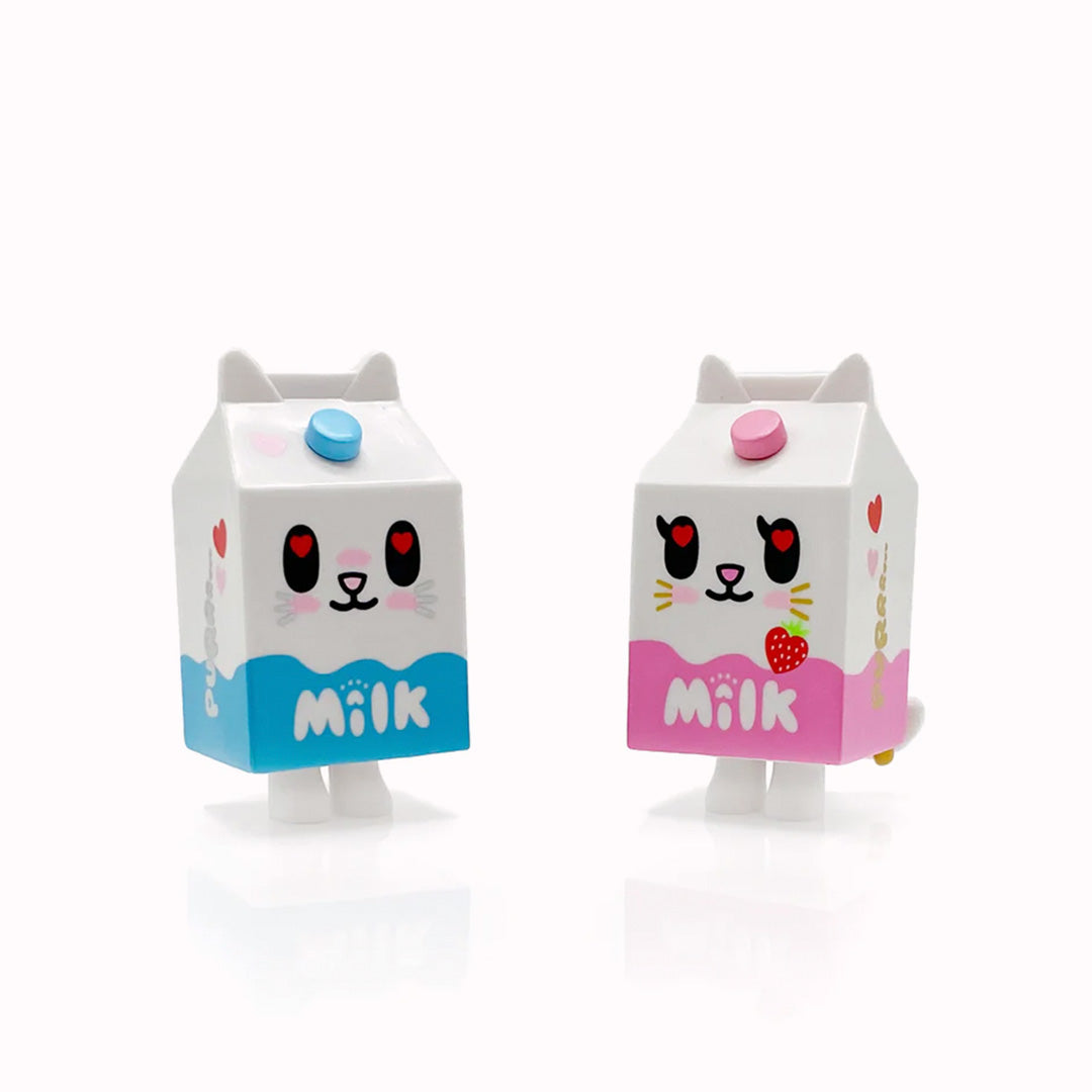 Milk Cats, they knew it was Love at First Sight! This two-pack features Bianca & Bianco Latte