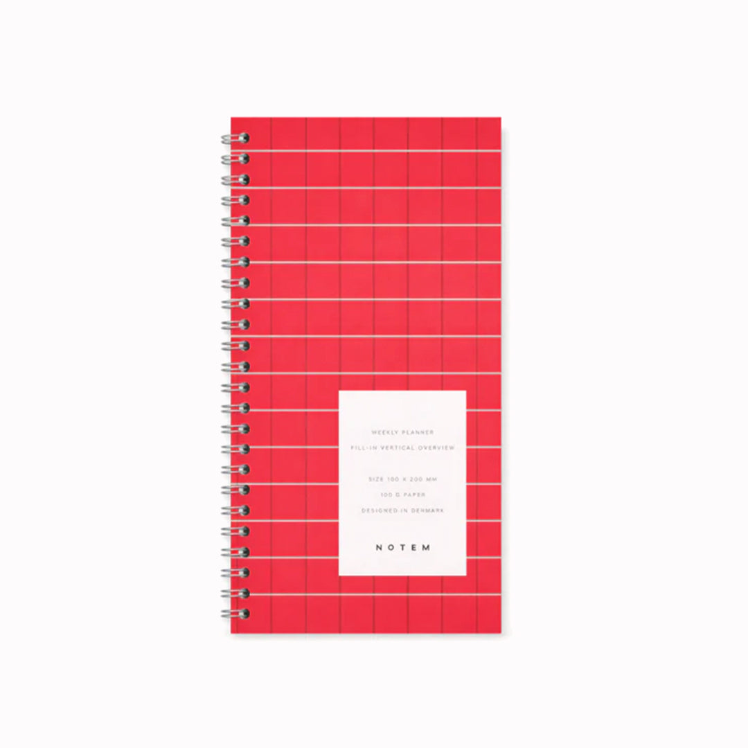 Notem's Luca undated Weekly Planner+Notebook is an undated planner designed with function and aesthetics in mind.