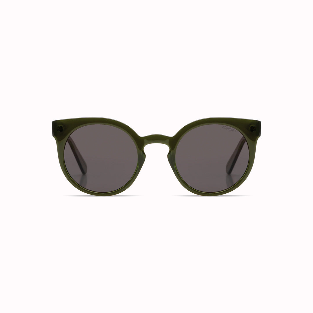 The Lulu Seaweed Green offers unparalleled style and protection with a 133mm x 49.4mm Bio Nylon frame and 100% UV400 scratch-resistant PC lenses.