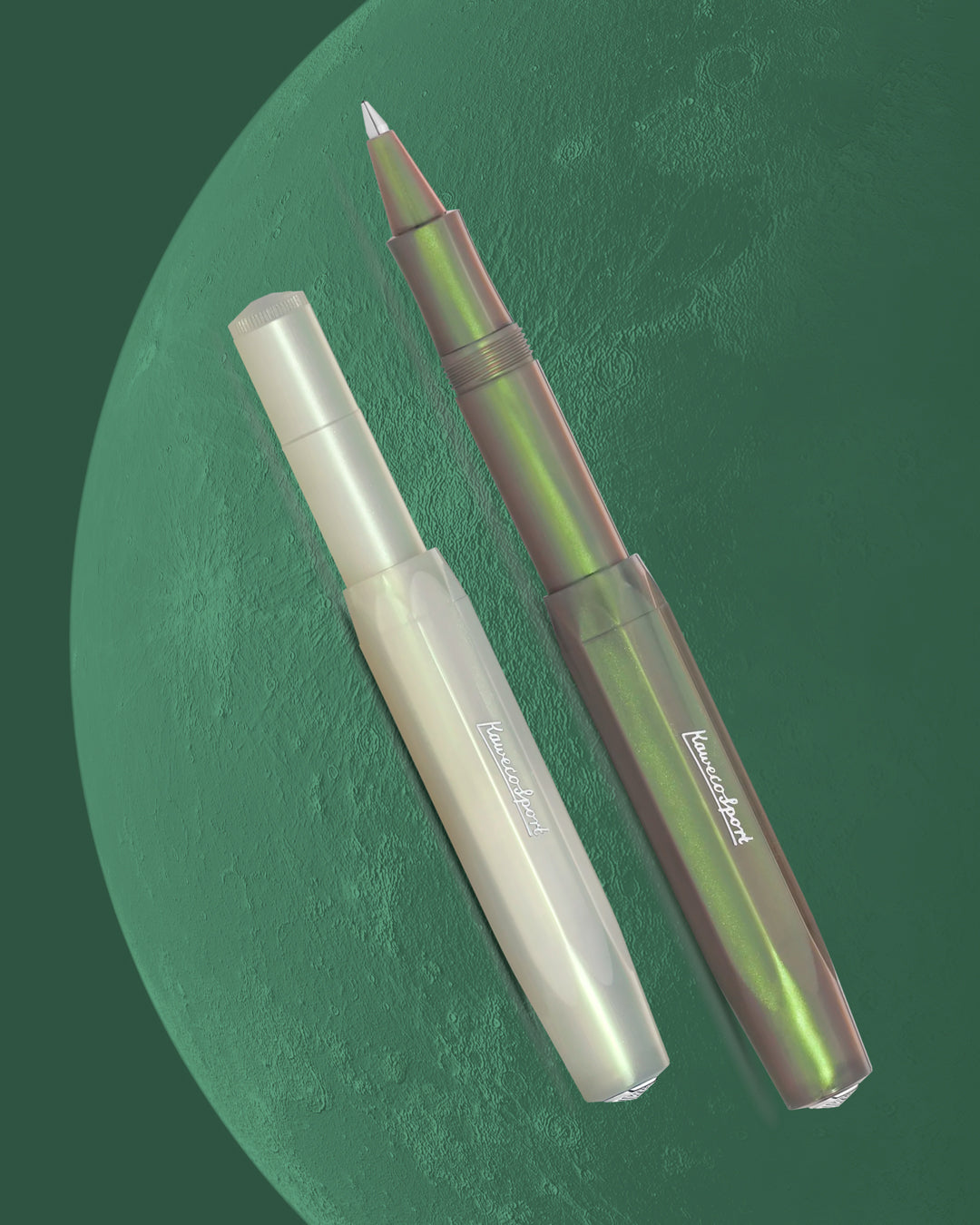 A new colour collection for Spring 2026, the Lunar Sport pairs Kaweco’s heritage design with a clean, contemporary finish. Silver accents and a metal cap logo keep it minimal