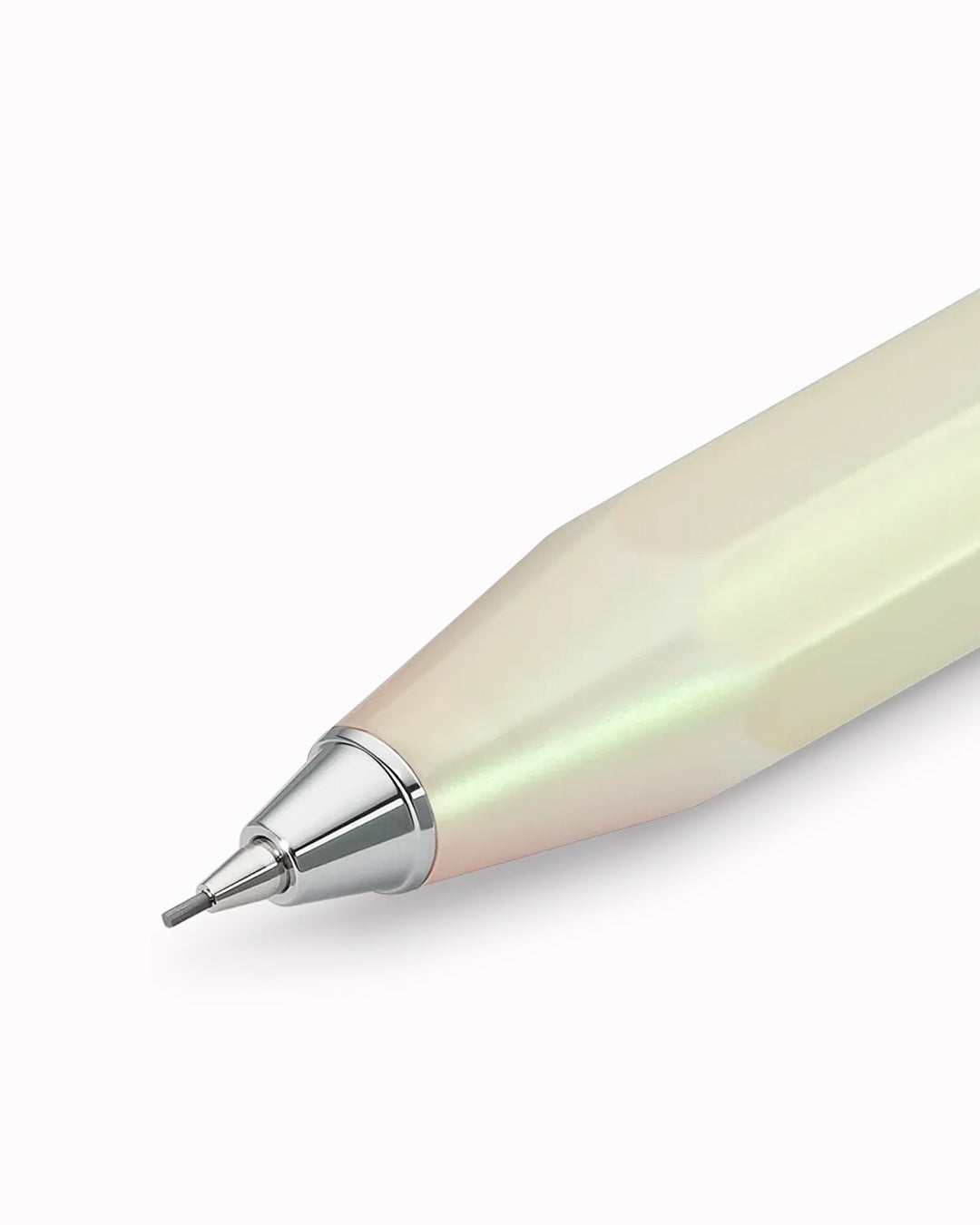 A new colour collection for Spring 2026, the Lunar Sport pairs Kaweco’s heritage design with a clean, contemporary finish. Silver accents and a metal cap logo keep it minimal, while the iridescent colour palette adds a subtle point of difference