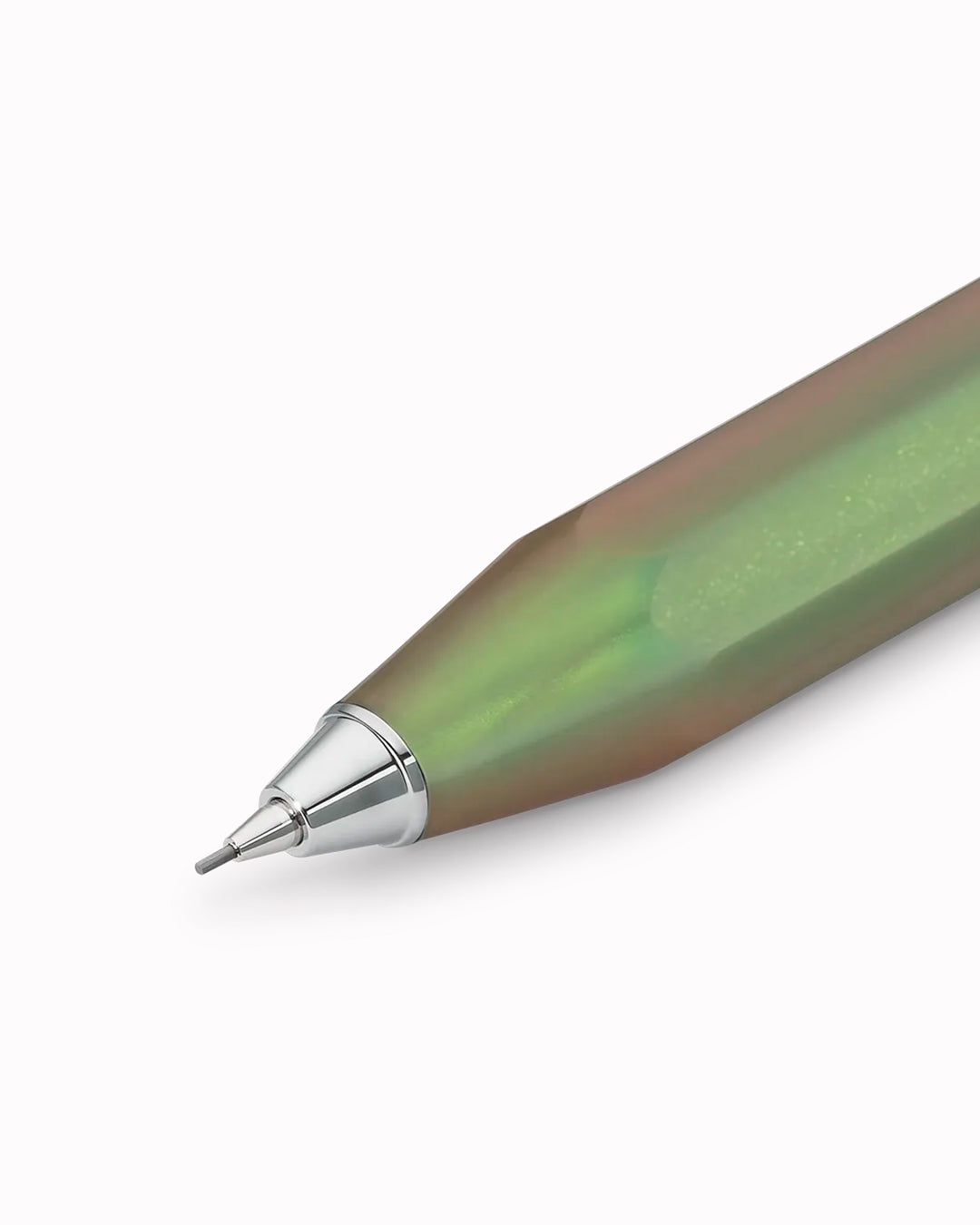 A new colour collection for Spring 2026, the Lunar Sport pairs Kaweco’s heritage design with a clean, contemporary finish. Silver accents and a metal cap logo keep it minimal, while the iridescent colour palette adds a subtle point of difference