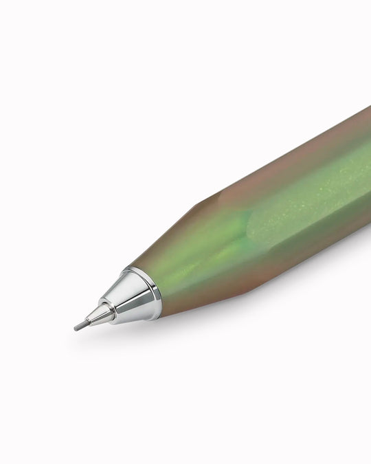 A new colour collection for Spring 2026, the Lunar Sport pairs Kaweco’s heritage design with a clean, contemporary finish. Silver accents and a metal cap logo keep it minimal, while the iridescent colour palette adds a subtle point of difference