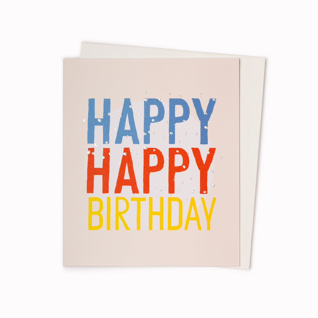 Happy Happy  | Birthday Greeting Card