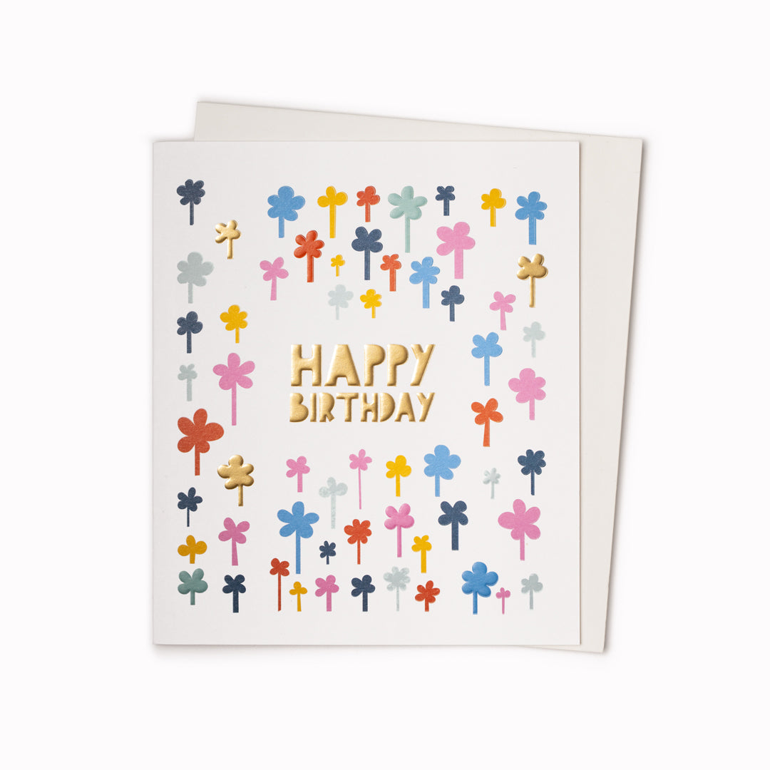 Flower Garden | Birthday Greeting Card
