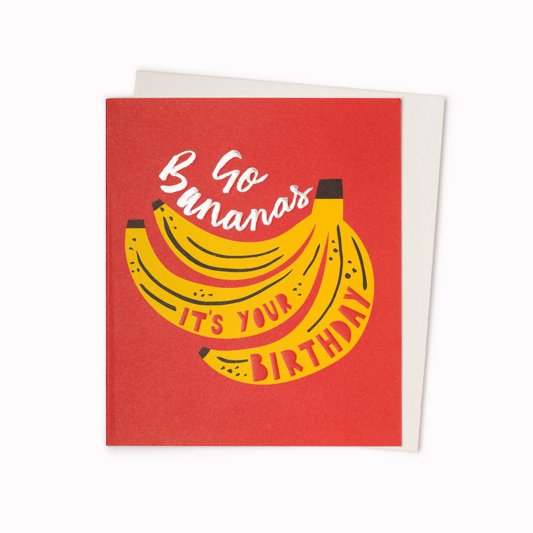 Go Bananas | Birthday Greeting Card