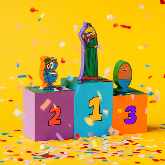 Magical Athlete is a delightfully unpredictable tabletop racing game that blends simple mechanics with outrageous character powers.