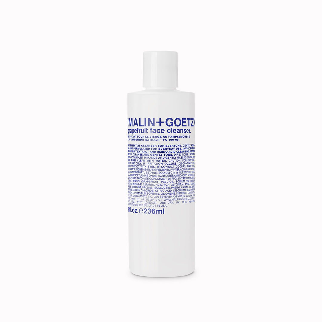 Malin+Goetz' best-selling cleanser is the first step in your self care regimen <span>and forms part of Malin+Goetz's essentials collection. The 3-in-1 formula gently yet effectively removes makeup, dirt + oil all whilst toning and improving the look and feel of your skin without drying or stripping.