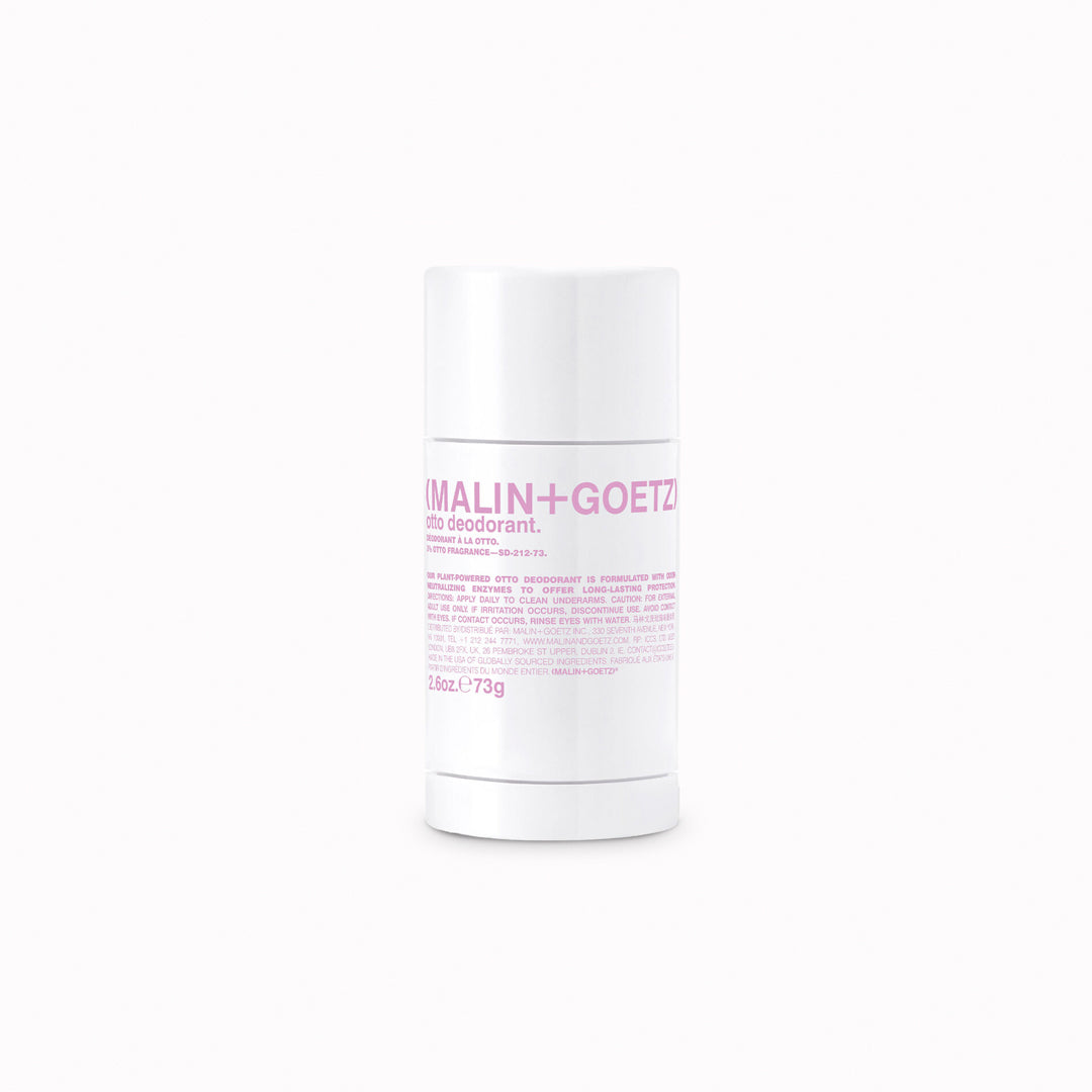 The Limited Edition Otto deodorant from Malin+Goetz is produced to provide reliable, long-lasting odour control, its plant-powered formula works to absorb moisture and neutralize odour-causing bacteria
