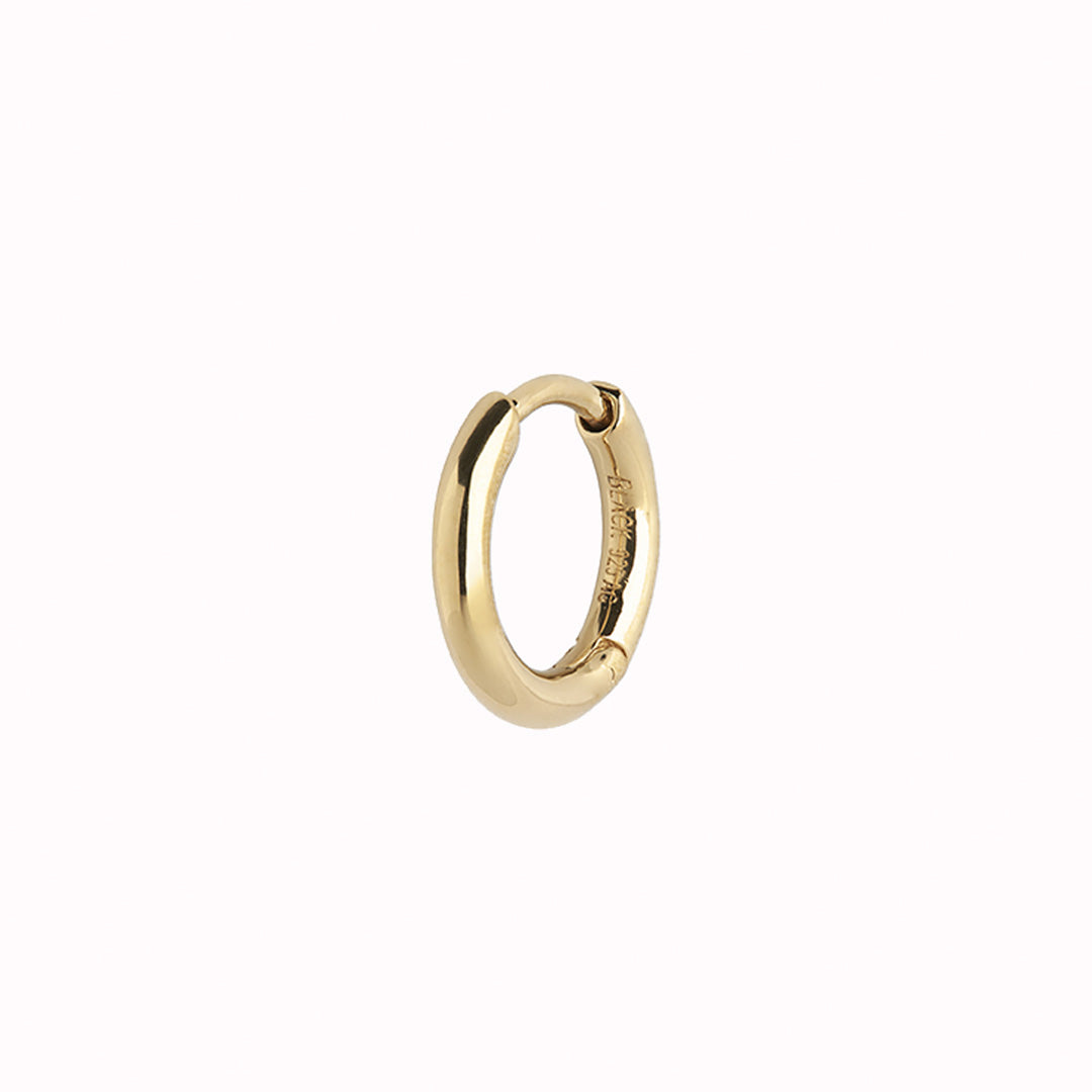 Marco 8 | Single Huggie Earring | Silver or Gold Plated
