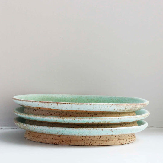 The Moon Plate from Studio Arhoj is hand thrown and hand glazed in Copenhagen and is a stylised Nordic / Japanese mash up forming part of Arhoj's Edo Series.