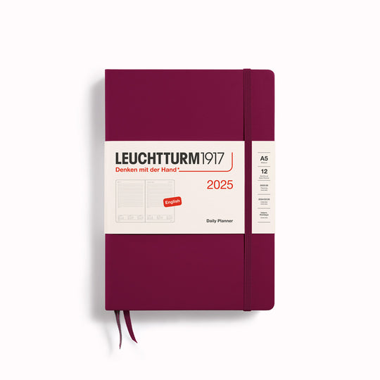 The Hardcover Medium Daily Planner 2025 from Leuchtturm1917 will help you keep track of even the most hectic schedule.