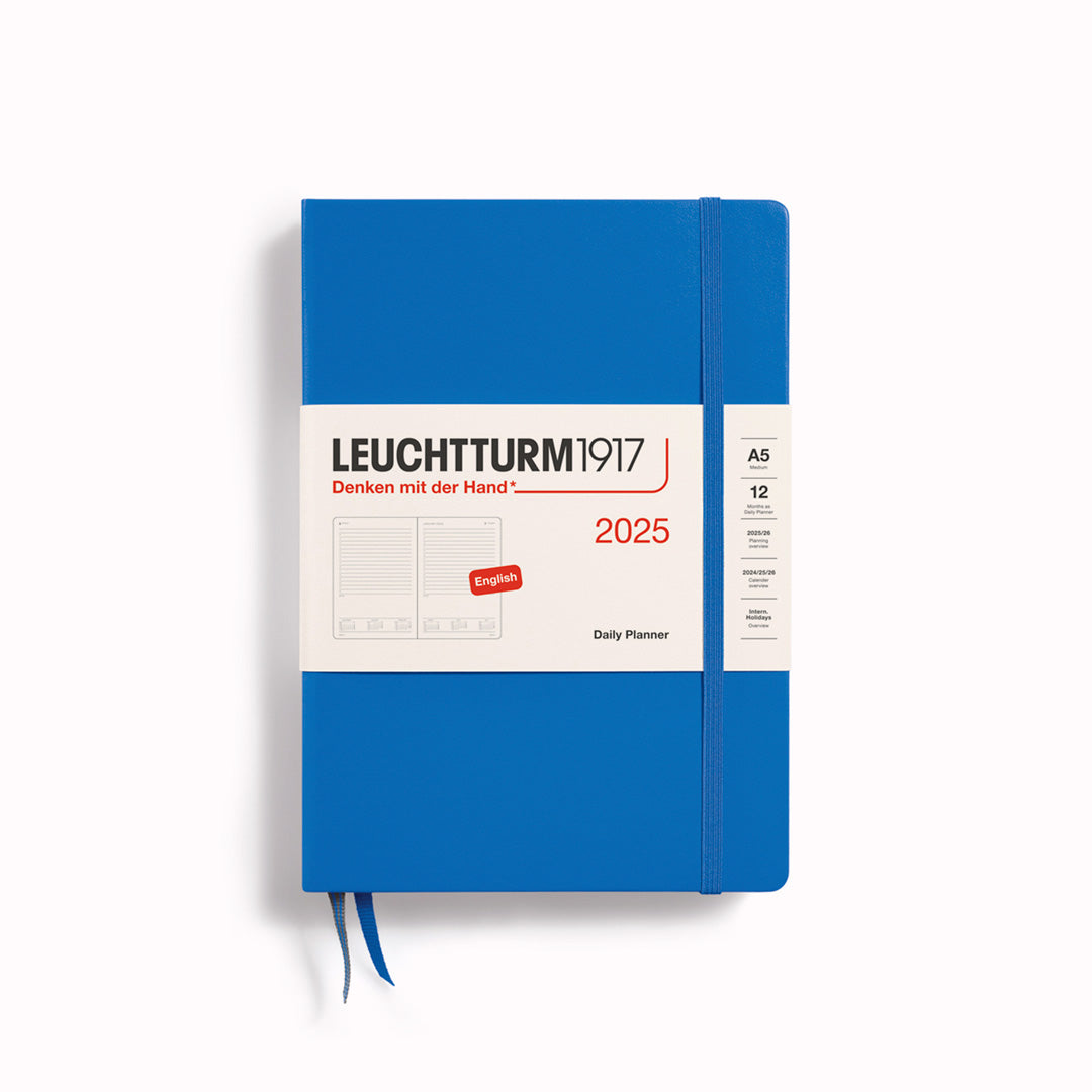 The Hardcover Medium Daily Planner 2025 from Leuchtturm1917 will help you keep track of even the most hectic schedule.