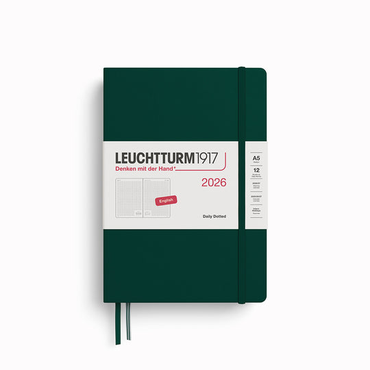 Medium Daily Planner | 2026 | Hardcover | A5 Dotted