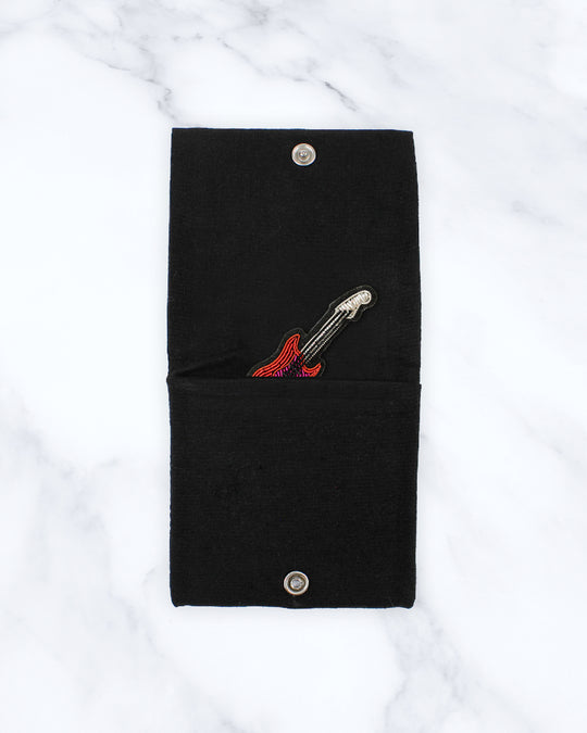 hand embroidered decorative lapel pin by Paris based Macon et Lesquoy - personalise your favourite garments to define your individual style.