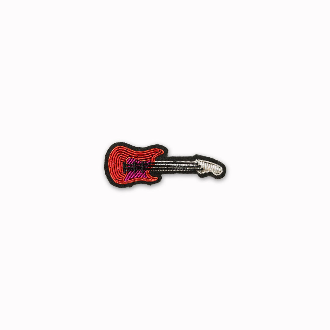 hand embroidered decorative lapel pin by Paris based Macon et Lesquoy - personalise your favourite garments to define your individual style.