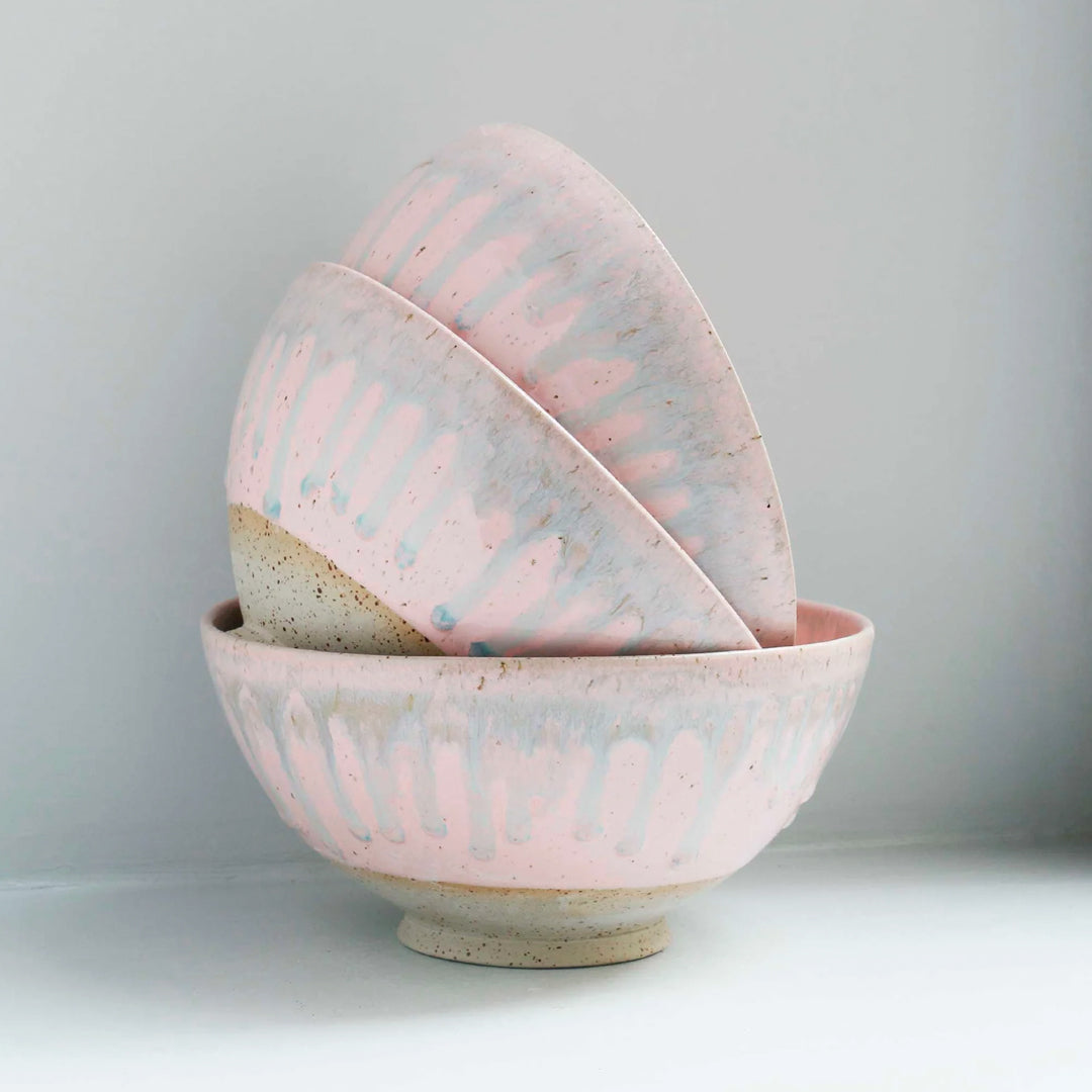 Spring Bowl | Speckled Stoneware Bowl | Melting Mlikshake