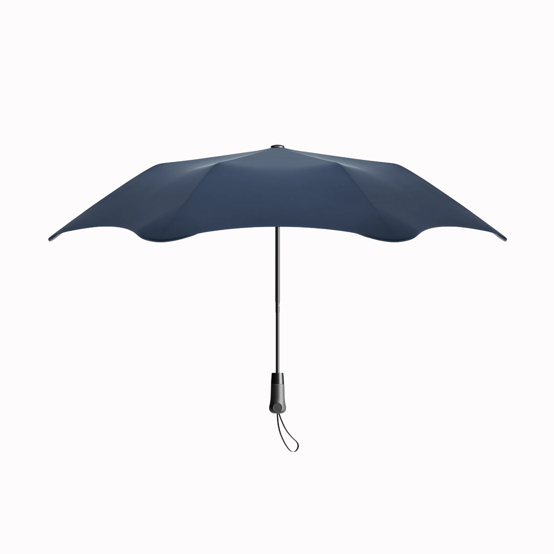 Crafted for portability and resilience, the Metro folding umbrella from Blunt is engineered to withstand challenging weather conditions.