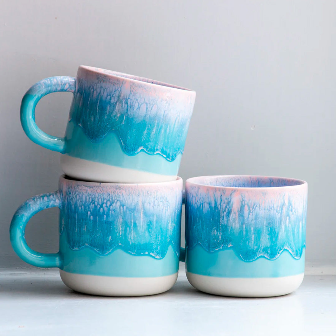 Chug Mug | Ceramic Drip Glazed Mug | Miami