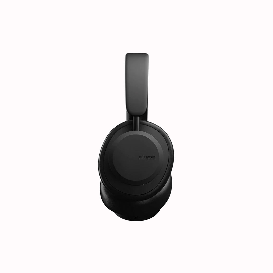 Midnight Black Headphones from Urbanista are wireless bluetooth with over 50 hours playback and Active Noise Cancelling. The large cups and super soft ear cushions make these headphones extremely comfortable whilst still being portable and great for travelling.