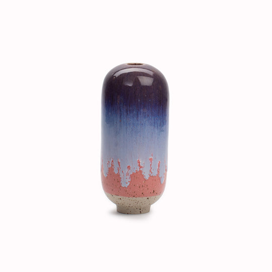 Yuki Mini Hand-thrown Vase | Midnight Strawberry