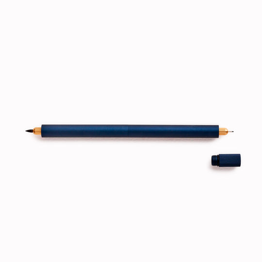 Refillable Fibre Tip Pen | Lumos Pro - Duo Tip | Midnight