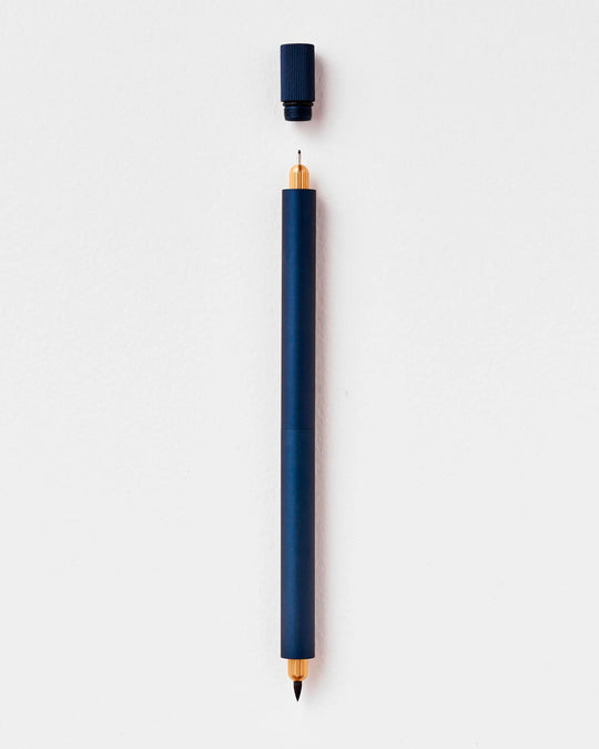 Refillable Fibre Tip Pen | Lumos Pro - Duo Tip | Midnight