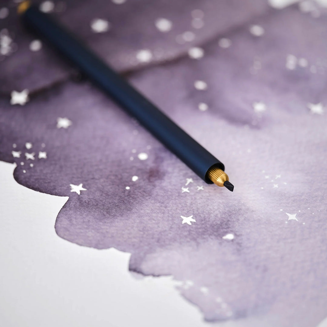 The Tom's Studio Lumos Pro in Matte Midnight is a precision-engineered, infinitely refillable fineliner, writing and brush pen designed for creators who reject disposable tools.