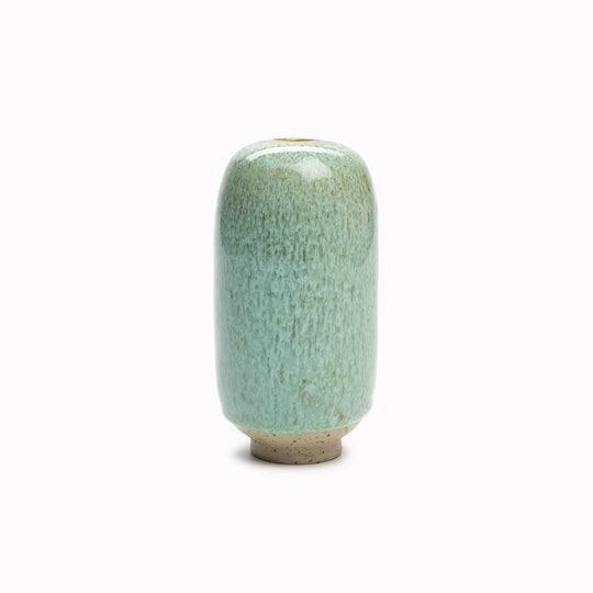 Each piece is handmade in Denmark from the Arhoj studio in Copenhagen. This means the glaze colour and finish will never be exactly the same on any two items, and this is absolutely a part of their unique appeal.