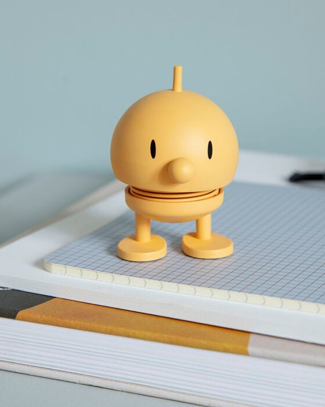 Springy and cheerful! Bumble by Hoptimist is the classic 1960's home decor, happy ornamental figurine in an interior friendly soft Mimosa Yellow colour.