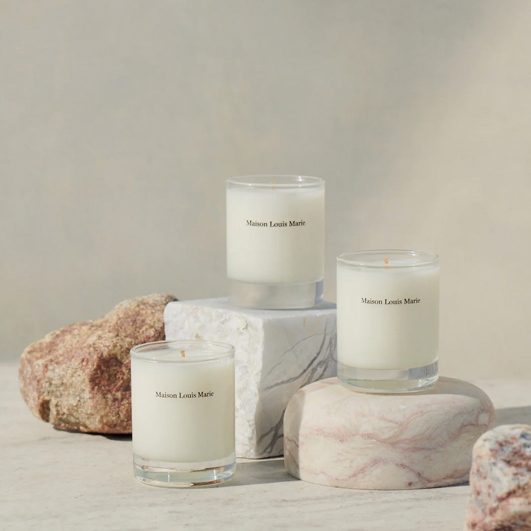 Le Bouquet is a mini votive candle gifting set, containing the three bestselling Maison Louis Marie candles in a presentation gift box.