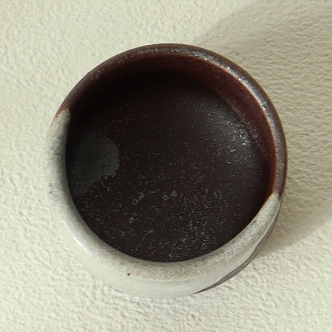A larger sized sake cup holding 80ml liquid from Gifu prefecture in Japan.