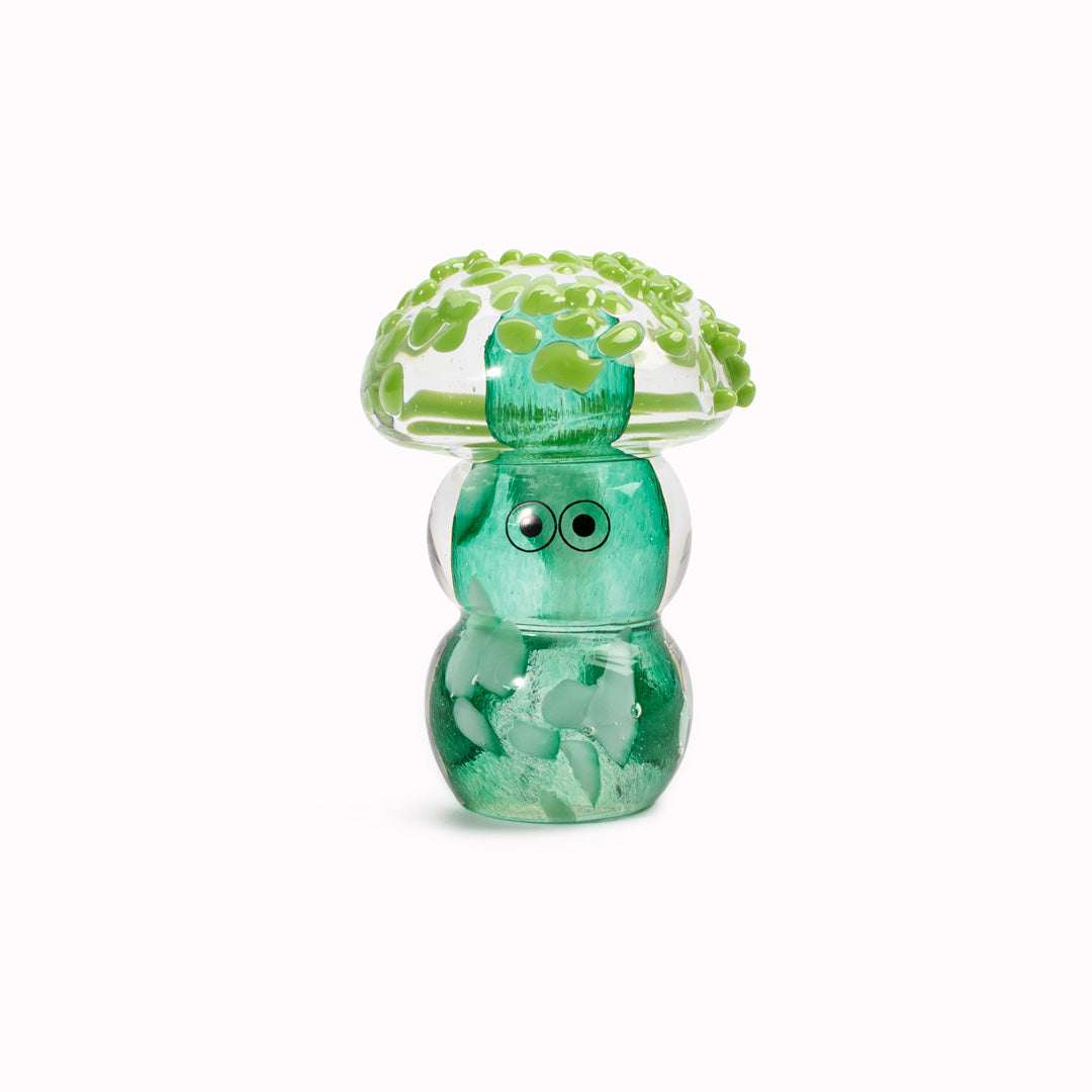 Crystal Blob | Glass Figurine | Speckled Shroom