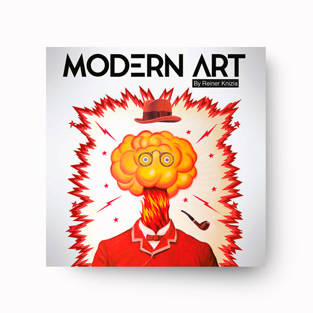 Reiner Knizia’s classic high stakes art auction board game, Modern Art, gets a modern makeover.