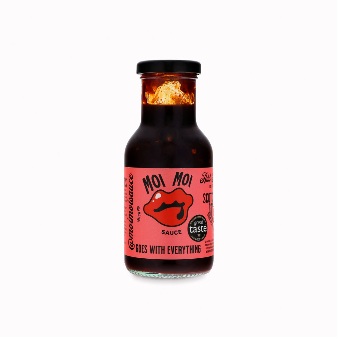 Moi Moi Original is the do-it-all table sauce that has a lively balance of chilli, acidity and savoury depth that brings an instant lift to whatever you’re eating.