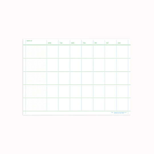 A4 Monthly Desk Planner Notepad from Paperian effectively caters to a variety of personal, family, and professional organisation needs.