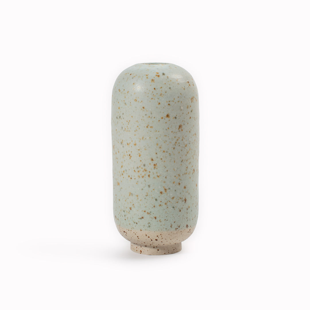 Yuki Mini Hand-thrown Stoneware Vase | Cool Shades