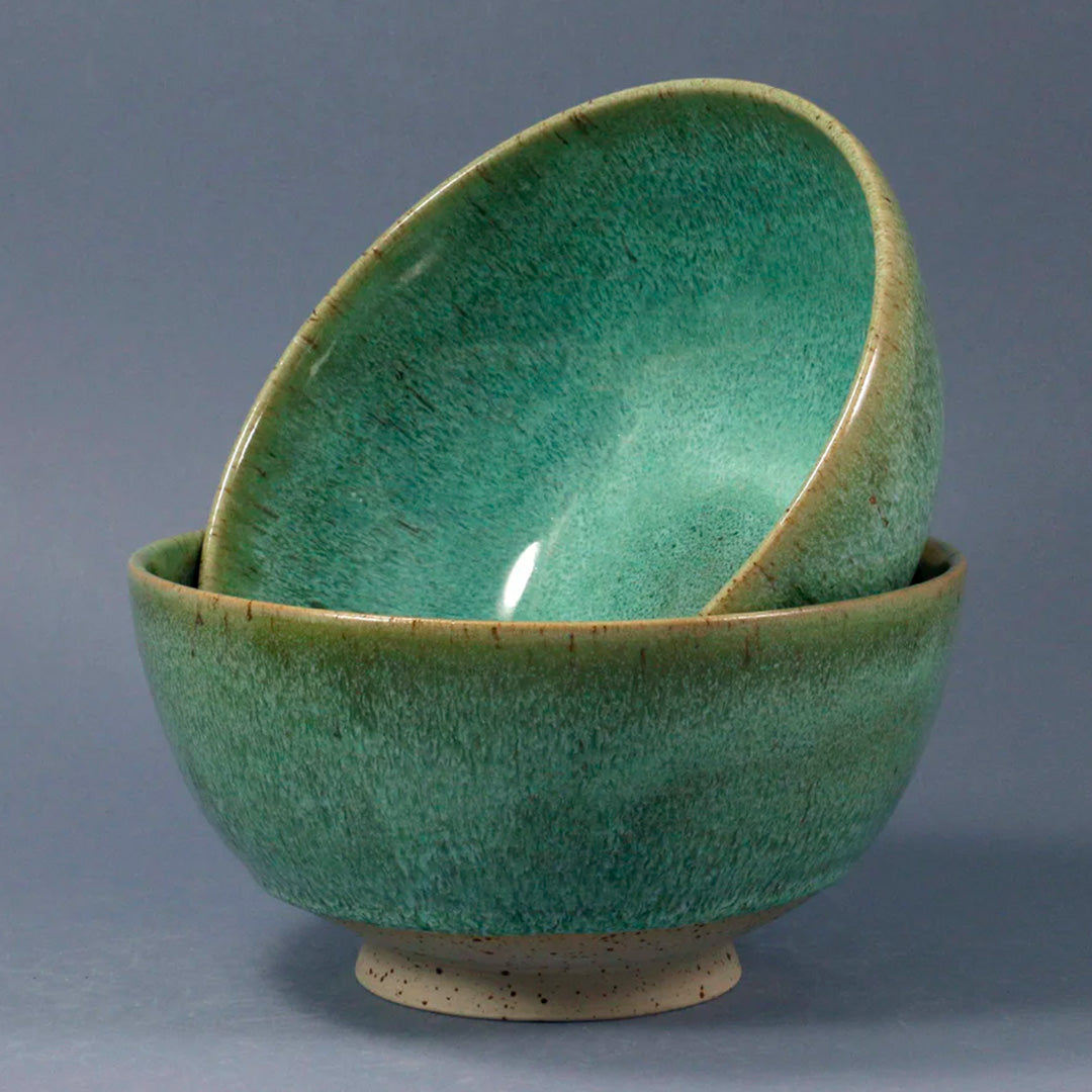 Danish Designers Studio Arhoj are renowned for their unique and colourful ceramics and this Mountain Moss&nbsp;Spring Bowl is no exception