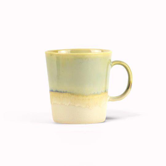 Hand Glazed Mug | Pistachio+Natural