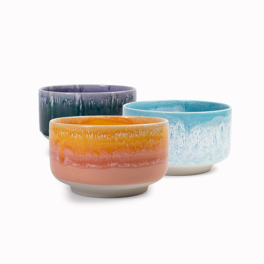 Munch Bowl | Ceramic Drip Glazed Bowl | Colours