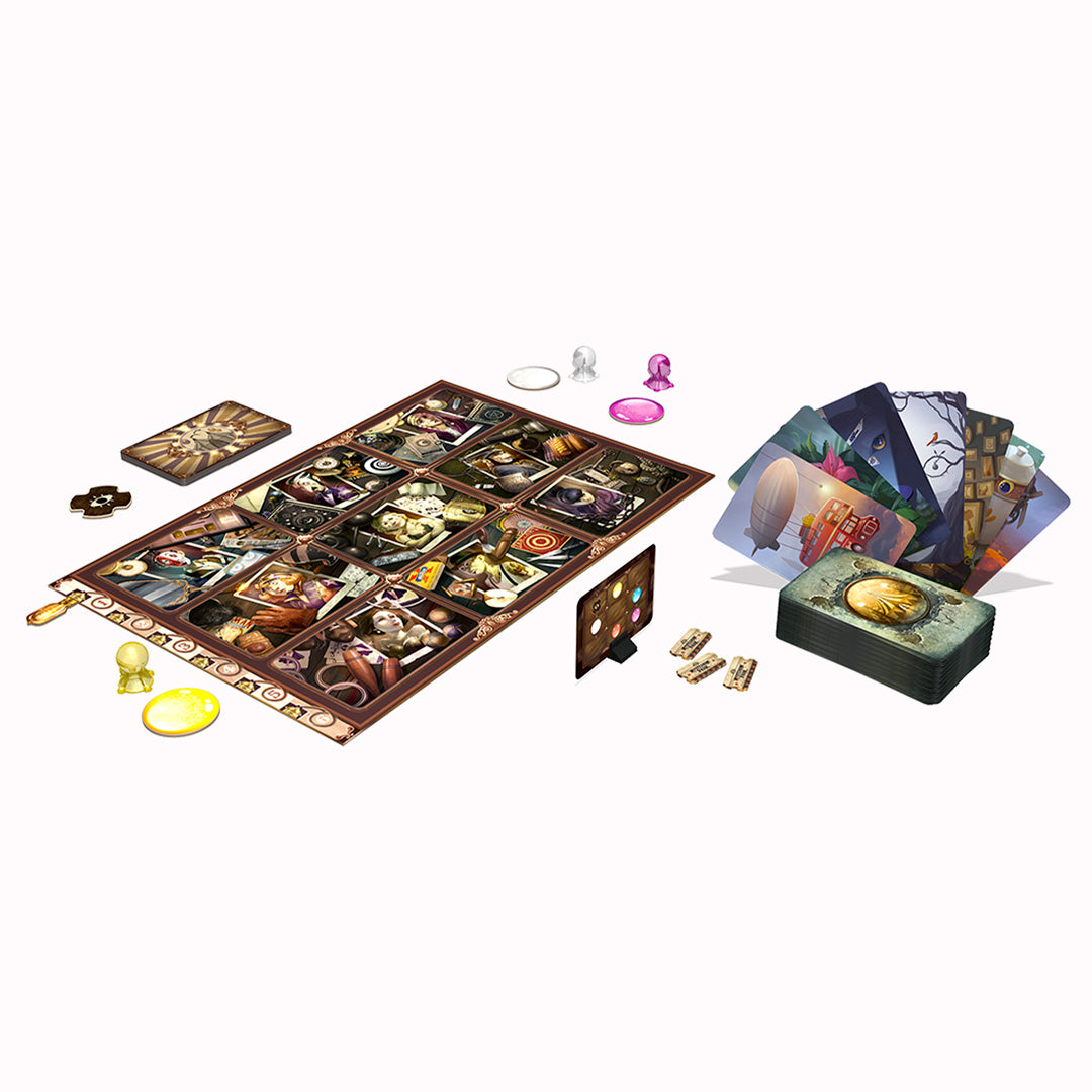 Mysterium Park | Deduction Board Game - Contents, board, Cards