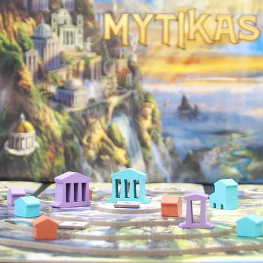 Lifestyle - In Mytikas, you play as builders who must construct cities and temples on Mount Olympus. The higher up you construct them, the more prestige you will gain.
