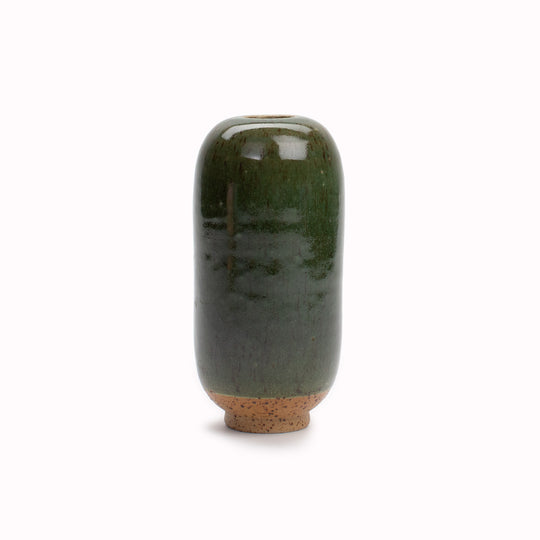 Yuki Mini Hand-thrown Vase | Deep Forest