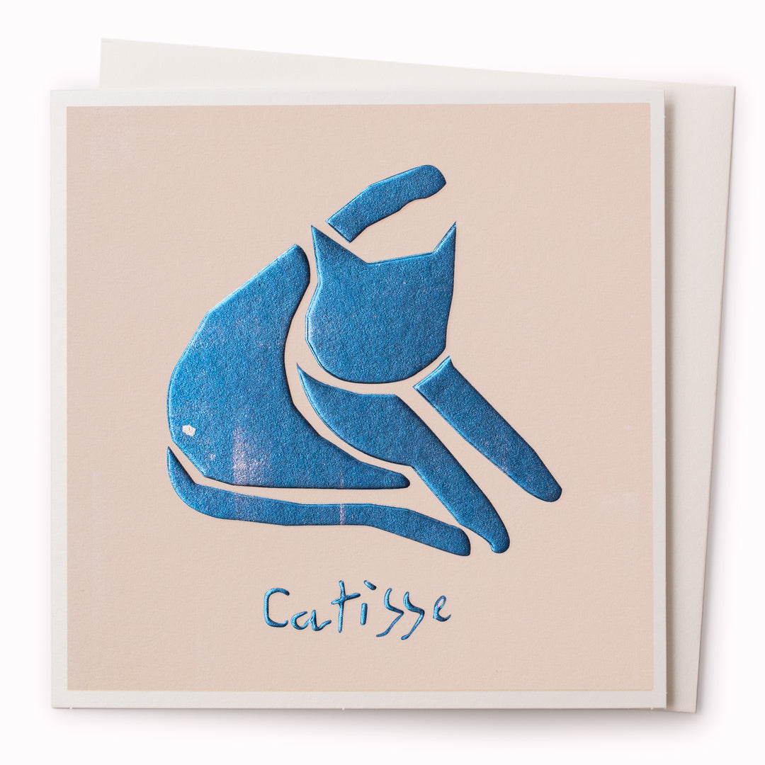 Catisse is a humorous card and is suitable for any occasion including birthdays, or just a note to say 'hi'! 