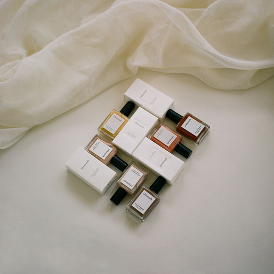 J.Hannah are a Los Angeles brand producing high quality nail polish in a carefully curated and highly pigmented colour palette. They are inspired by works of art,&nbsp;the natural world and the muses who they imagine would channel specific colours or moods.