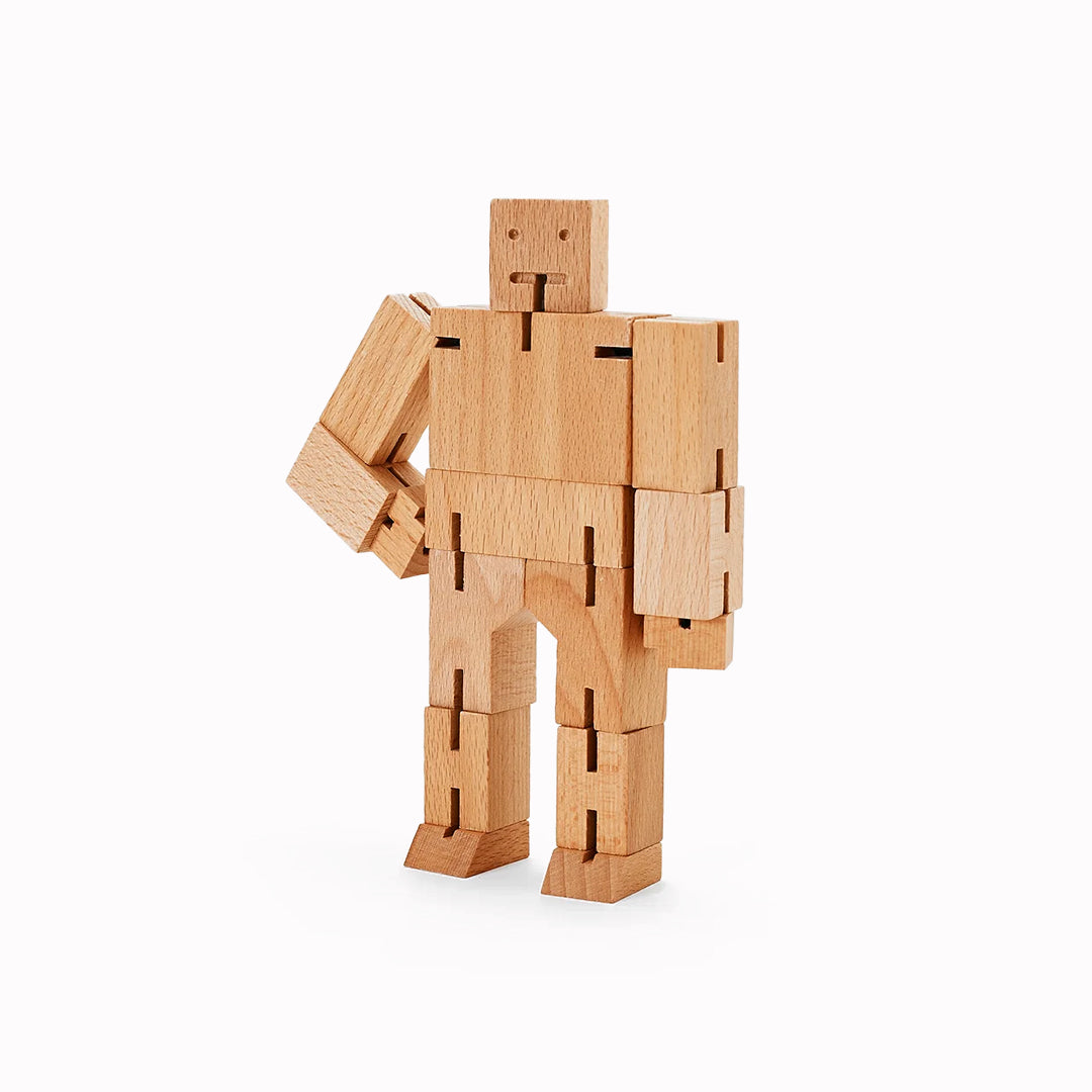Cubebot | Robot Puzzle | Small | Natural