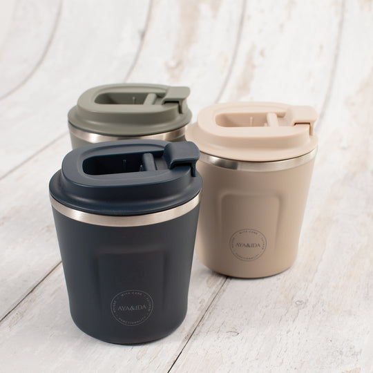 The CUP2GO by Danish brand Aya&Ida is a functional and sustainable reusable coffee cup with a contemporary colour palette indicative of its Scandinavian design credentials.