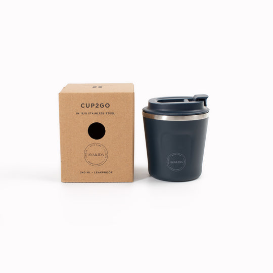The CUP2GO by Danish brand Aya&Ida is a functional and sustainable reusable coffee cup with a contemporary colour palette indicative of its Scandinavian design credentials.